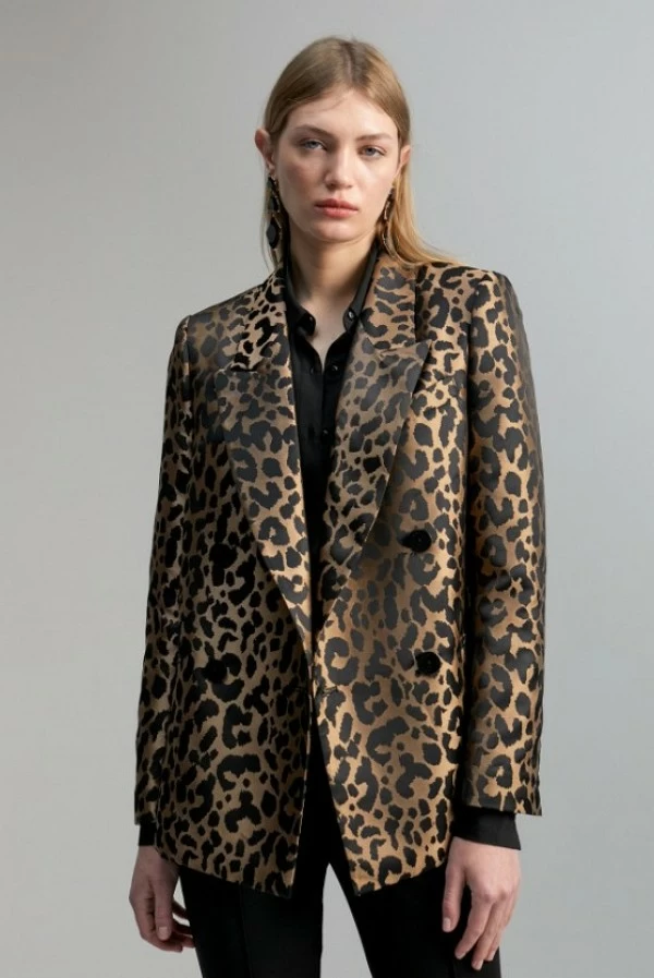 Blazer animal print lola casademunt