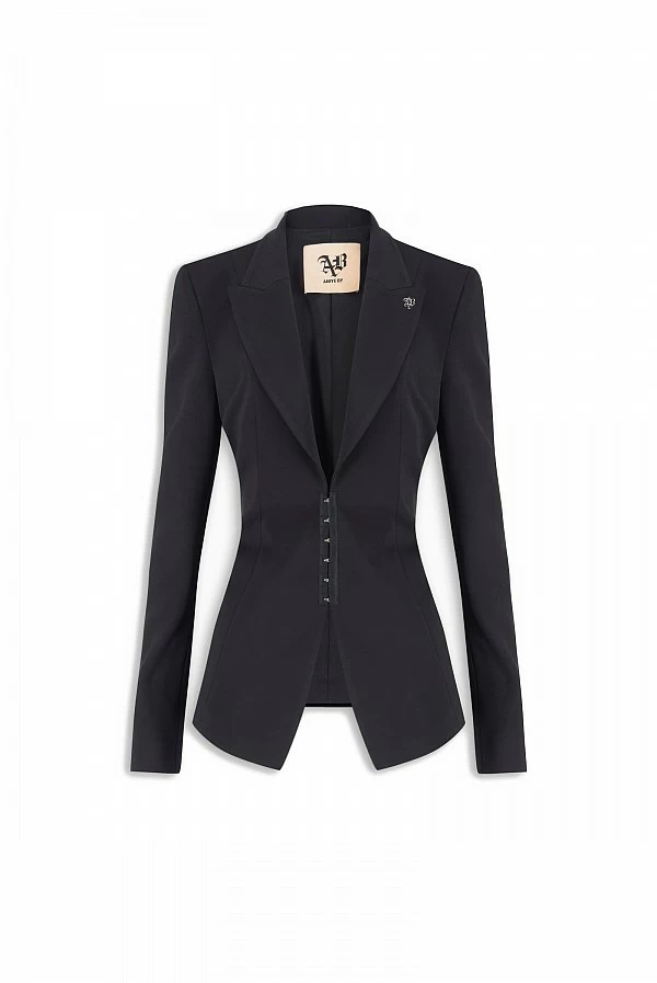 Blazer IVY AniyeBy negra estilo corset