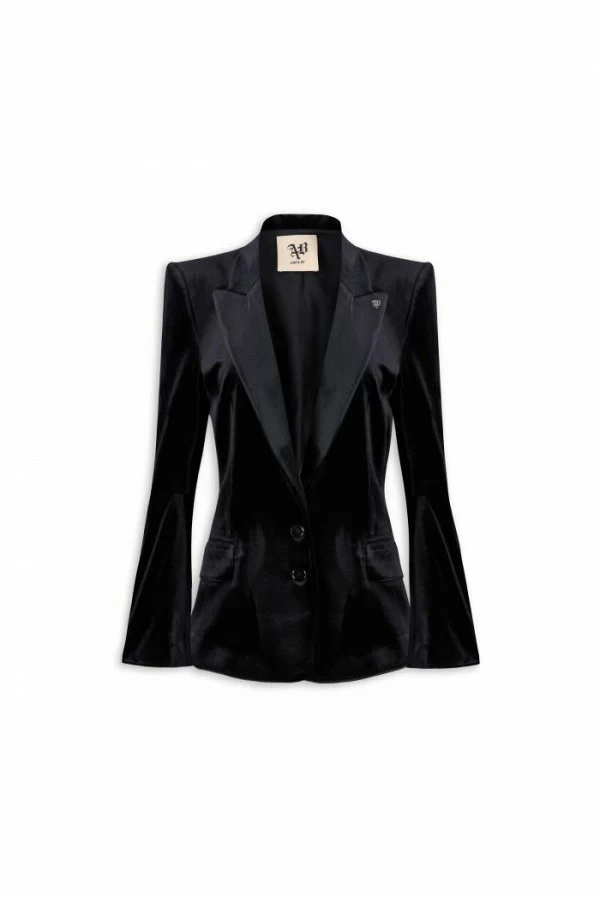 Blazer terciopelo negro aniye by