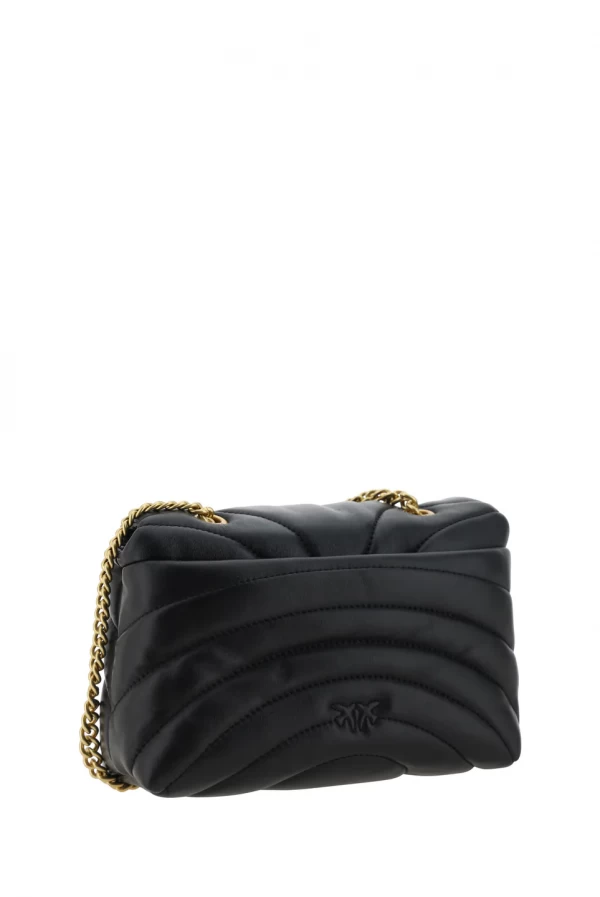 Bolso Love bag pinko  negro con prespuntes