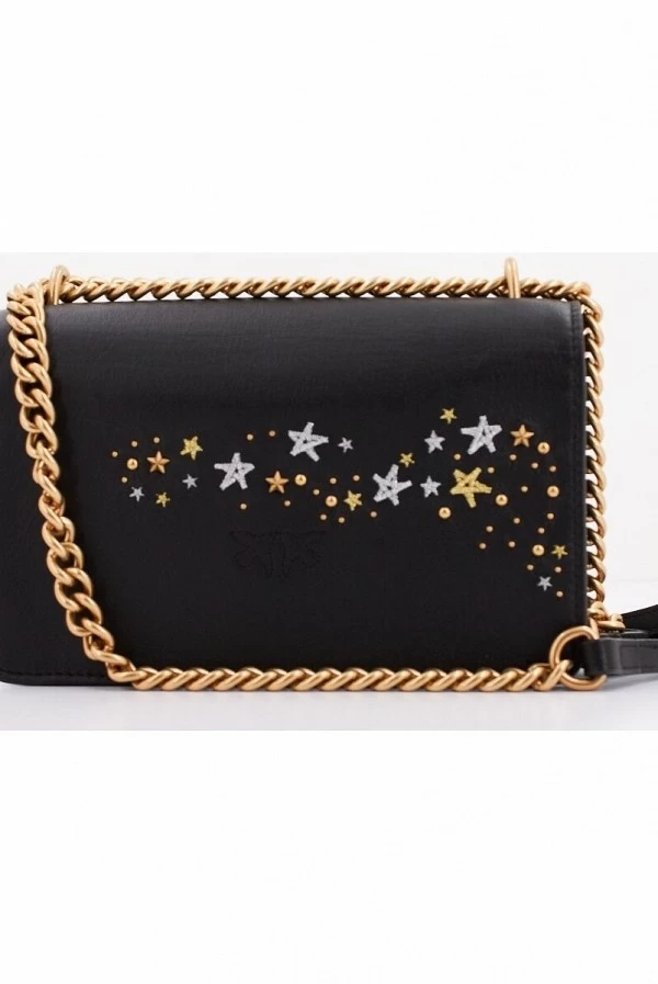 Bolso love pinko corazon y estrellas