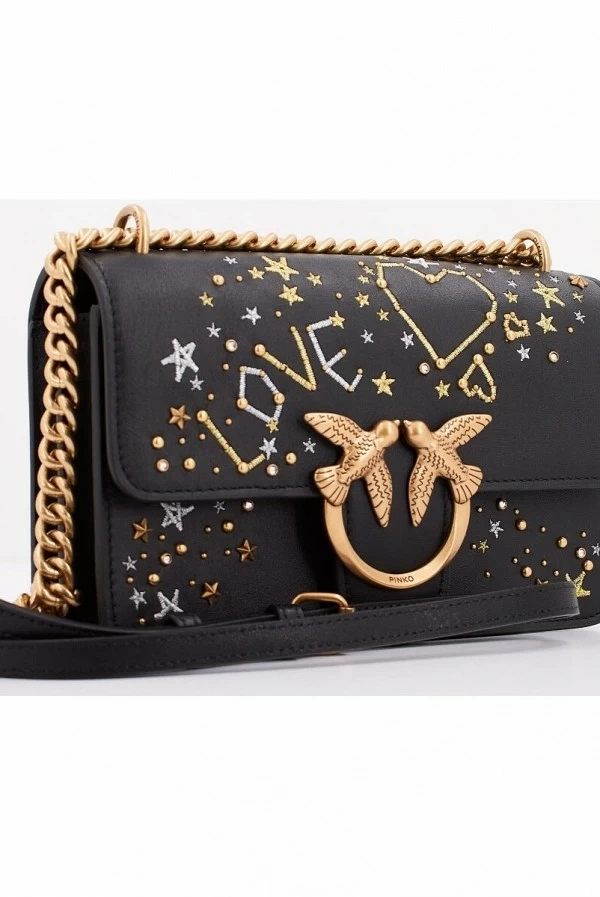 Bolso love pinko corazon y estrellas