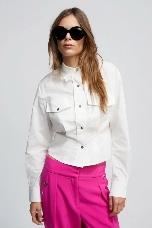 Camisa cropped lola casademunt