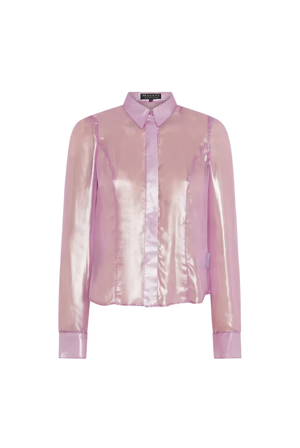 CAMISA SIRIAN GLOW LILA TAFFY masavi