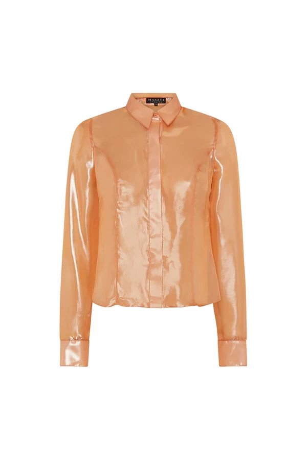 CAMISA SIRIAN GLOW ORANGE masavi