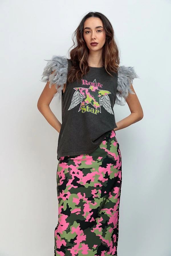 Camiseta Plumas chill & buy  Star Rebel