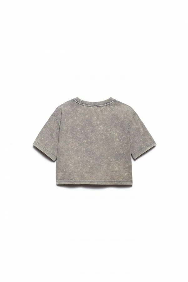 camiseta top gris aniyeby club