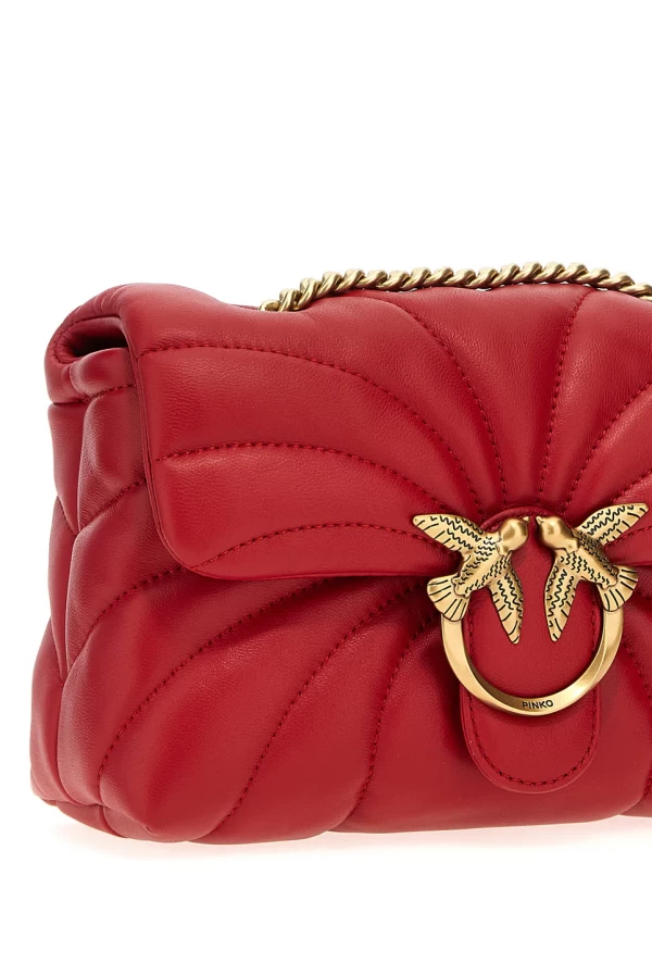 mini bolso love puff rojo pinko