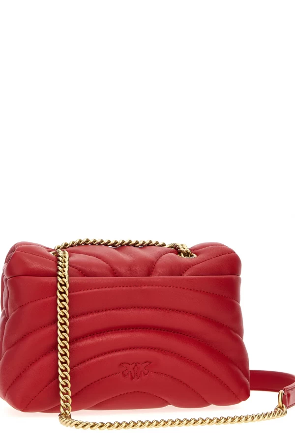 mini bolso love puff rojo pinko