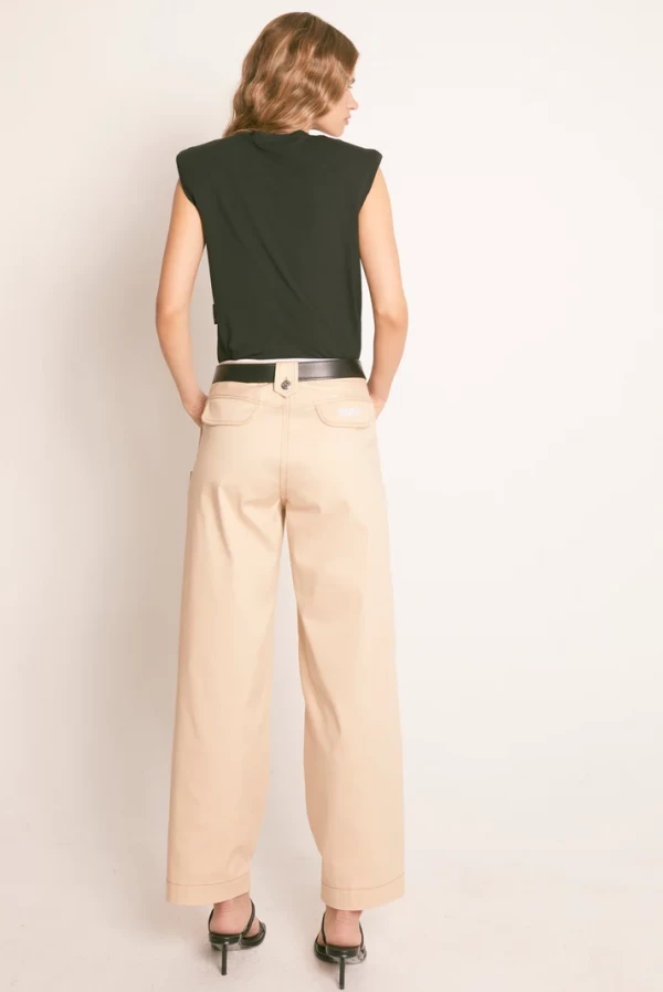 PANTALON CARGO SARGA CAMEL MASAVI