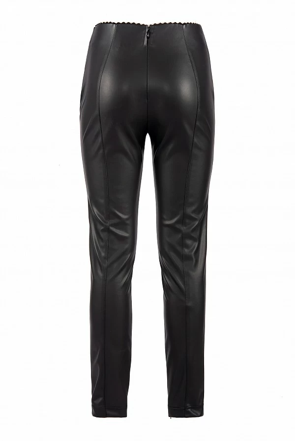 Pantalón legging ecopiel negro Nenette