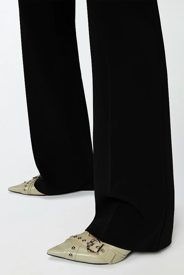 pantalon pinko cady tiro alto