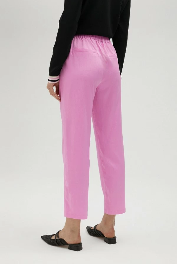 pantalon recto lola casademunt rosa satinado lola casademunt