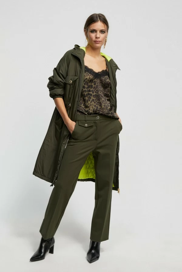 top animal print verde lola casademunt